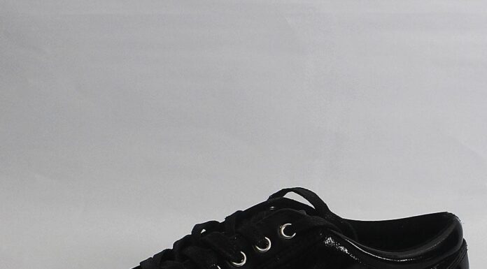 Black Patent Leather Sneakers for Women: Bold Shine Meets Street Style