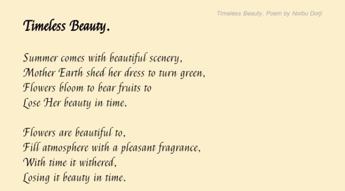 A Poem Celebrating the Timeless Beauty of a Woman