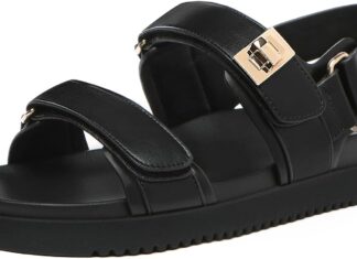 Black Comfort Sandals for Women: Style Meets All-Day Ease