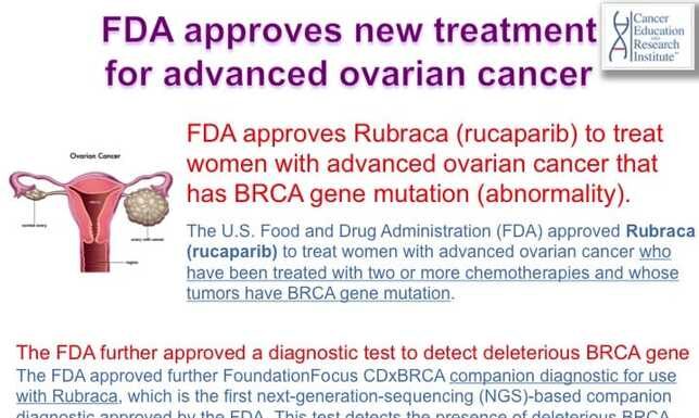 FDA Approves New Ovarian Cancer Drug: A Major Step Forward in Treatment Options