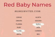 Baby Names Inspired by the Color Red with Bold Energy