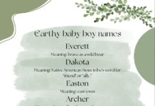 Boy Baby Names Inspired by Nature with Strong Earthy Roots