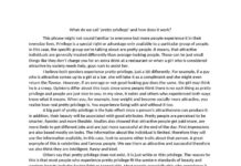 The Psychology of Beauty Privilege (Pretty Privilege) and Its Reverse