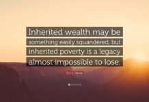 Wealth is Inherited So is Poverty Guess Who Gets What?