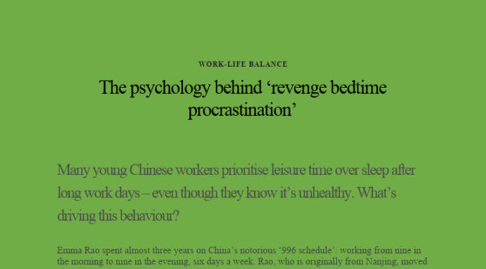 The Revenge Bedtime Procrastination of Mothers