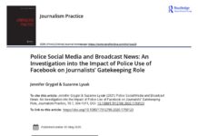 The Use of Social Media in Documenting Police Violence at Feminist Rallies