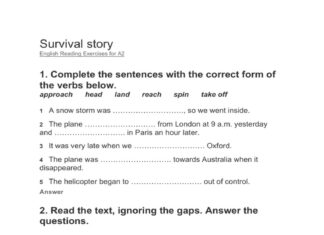 The Story is Survival