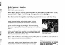 Dowry Deaths and Bride Burning: The Grim Persistence in the 21st Century