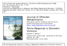 The Disproportionate Impact of Police Officer Domestic Violence on Communities