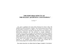 The Hague Convention’s Perverse Effect on Abusive International Child Custody Battles