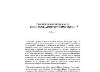 The Hague Convention’s Perverse Effect on Abusive International Child Custody Battles