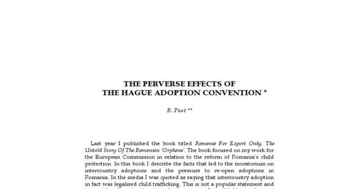 The Hague Convention’s Perverse Effect on Abusive International Child Custody Battles