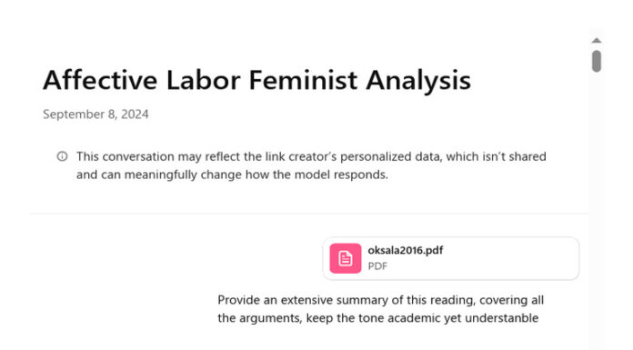 The Generation of Content Feudalism: Platforms Taking Your Feminist Labor