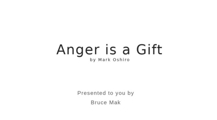 The Anger is a Gift