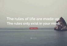 The Rules Are Made Up