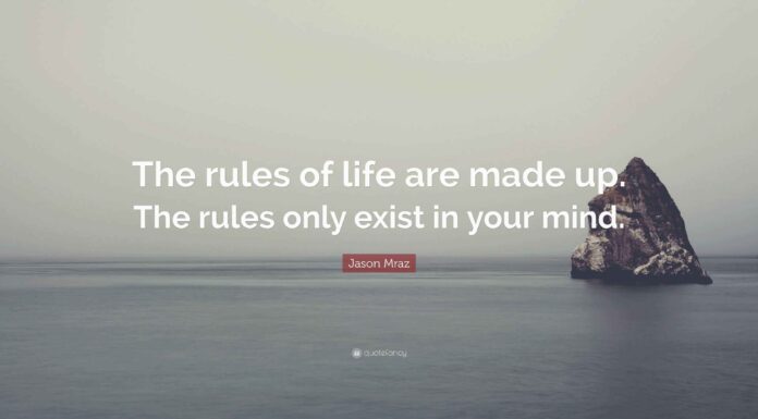 The Rules Are Made Up