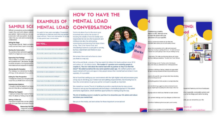 How to Have the Mental Load Conversation Without Fighting