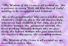 The Crone Whose Wisdom We Ignore