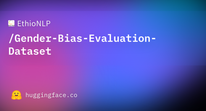 Gender-Bias-Evaluation-Dataset