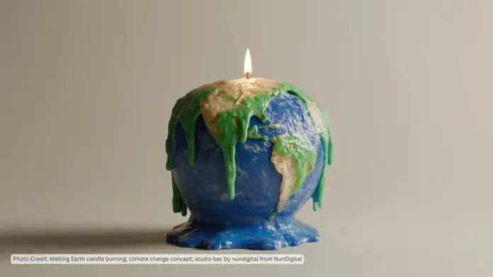 Photo-Credit_-Melting-Earth-candle-burning-climate-change-concept-studio-bac-by-nundigital-from-NunDigital