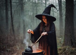 The Witch Brewing Herbs and Resistance