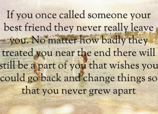 The Best Friend Who Tells You to Leave Him